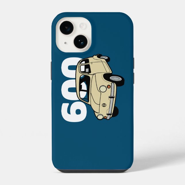 600 beige v2 iPhone case (Back)