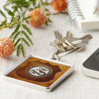 [600] Black and Gold Sacred Eastern Dragon Key Ring