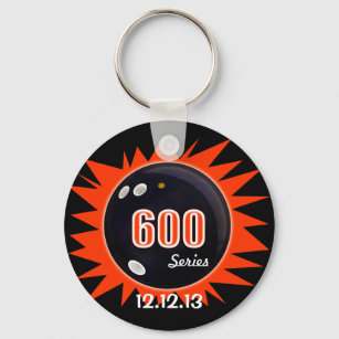 600 Bowling Series Key Ring