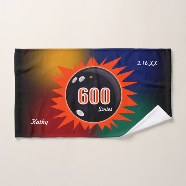 600 Bowling Series with colours, Bowling Towel (Hand Towel)