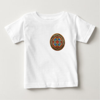 [600] Celtic Cross [Gold+Enamel] Baby T-Shirt