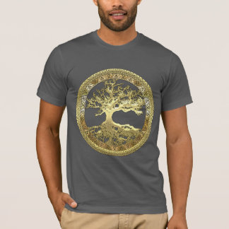 [600] Celtic Tree of Life [Gold] T-Shirt