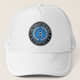 [600] CG: Chief Warrant Officer 4 (CWO4) Trucker Hat