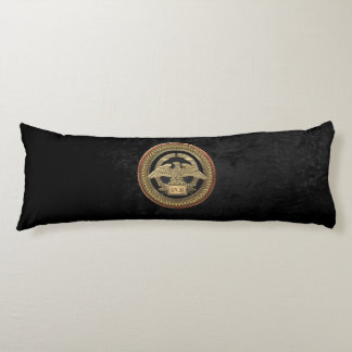 [600] Gold Roman Imperial Eagle on Gold Medallion Body Cushion