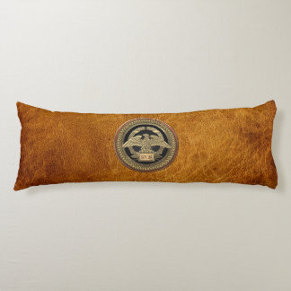 [600] Gold Roman Imperial Eagle on Gold Medallion Body Cushion