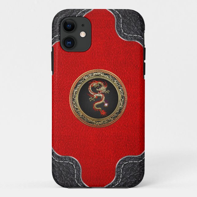 [600] Golden Chinese Dragon Fucanglong Case-Mate iPhone Case (Back)