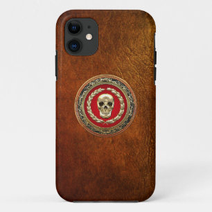 [600] Golden Skull iPhone 11 Case