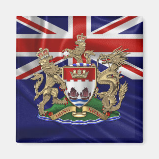 [600] Hong Kong - 1959-1997 Coat of Arms Magnet