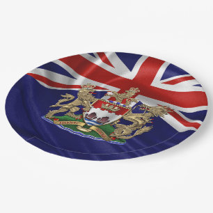 [600] Hong Kong - 1959-1997 Coat of Arms Paper Plate
