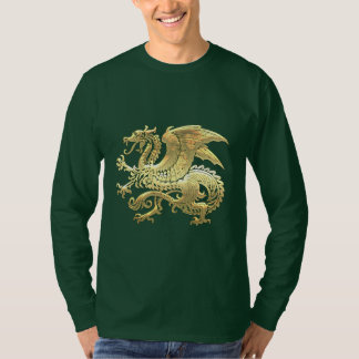 [600] Icelandic Dragon, Landvættir [Gold] T-Shirt