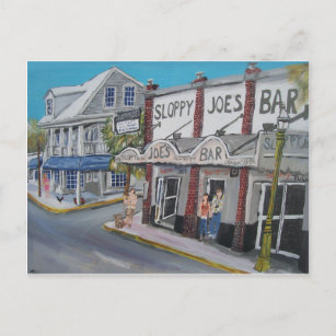 #600 Key West, Florida by BuddyDogArt Postcard