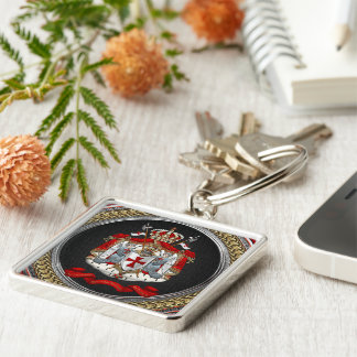[600] Knights Templar Coat of Arms Key Ring