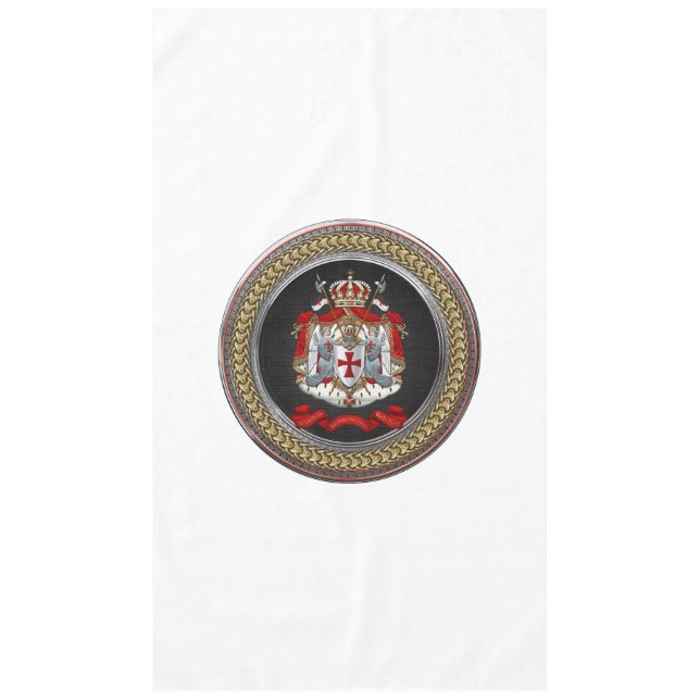 [600] Knights Templar Coat of Arms Tablecloth (Front)