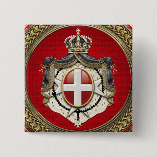 [600] Order of Malta - SMOM Coat of Arms 15 Cm Square Badge