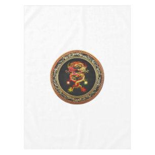 [600] Red and Yellow Dragons Tablecloth