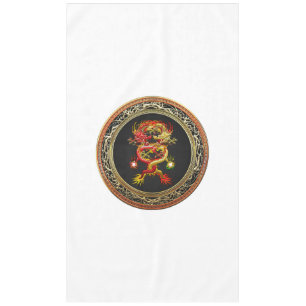 [600] Red and Yellow Dragons Tablecloth
