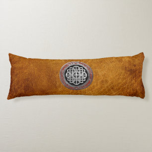 [600] Sacred Celtic Silver Knot Cross Body Cushion