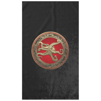 [600] Sacred Gold Octopus in Defensive Posture Tablecloth