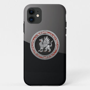 [600] Sacred Silver Griffin iPhone 11 Case
