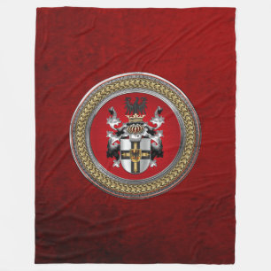 [600] Teutonic Order Coat of Arms Fleece Blanket