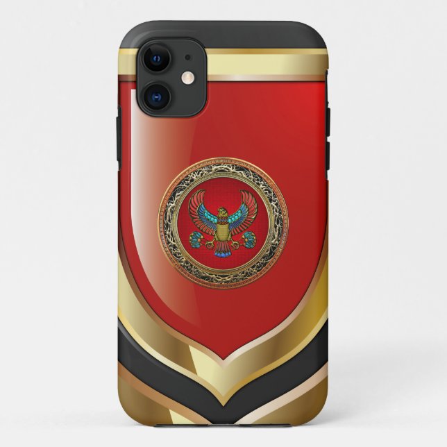 [600] Treasure Trove: Egyptian Falcon Case-Mate iPhone Case (Back)