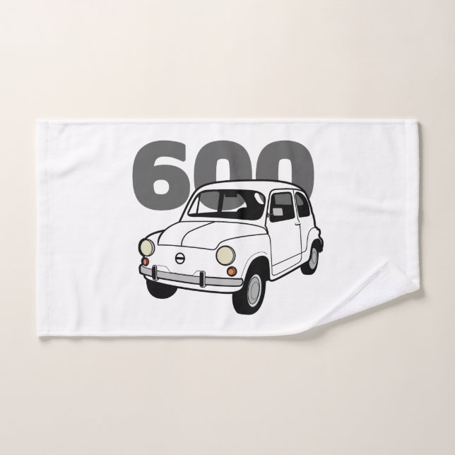 600 white v2 bath towel set (Hand Towel)