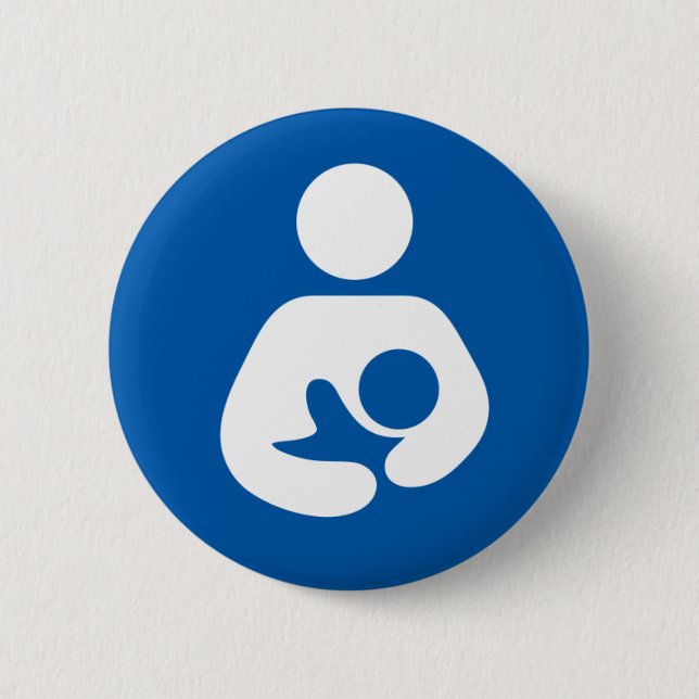600px-Breastfeeding-icon-med.svg 6 Cm Round Badge (Front)