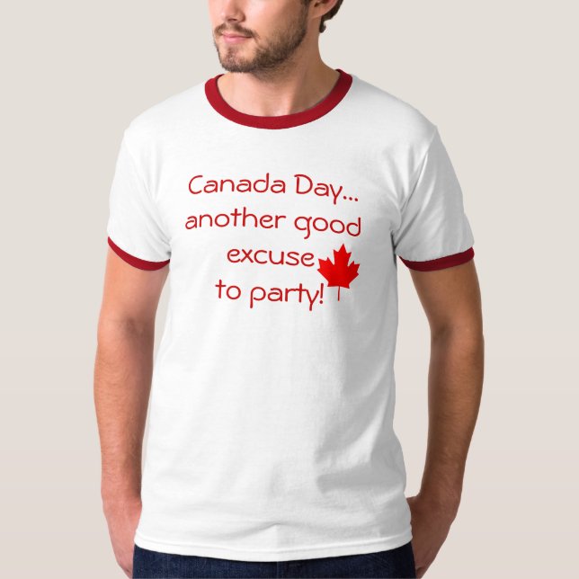 600px-Flag_of_Canada_(Leaf)_svg, C... - Customised T-Shirt (Front)