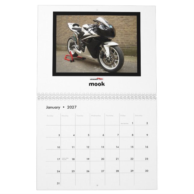 600rr.net Calendar (Jan 2027)