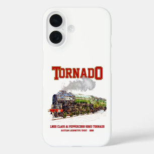 60163 Tornado Vintage Steam Train Locomotive iPhone 16 Case