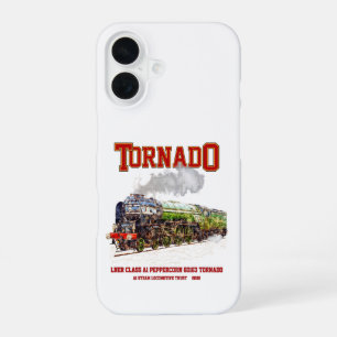 60163 Tornado Vintage Steam Train Locomotive iPhone 16 Case