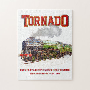 60163 Tornado Vintage Steam Train Locomotive Jigsaw Puzzle