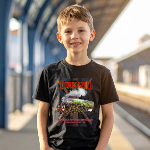 60163 Tornado Vintage Steam Train Locomotive T-Shirt