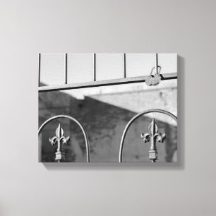 6067-Locks on Fence Canvas Print