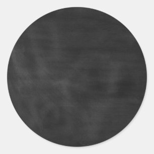 6089 chalkboard BLACK CHALK BOARD TEXTURE GRUNGE T Classic Round Sticker