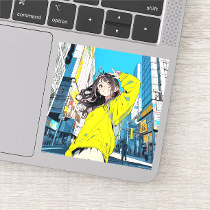 [60,000 Memorial] Sushi Musume JK Sticker   Seal G