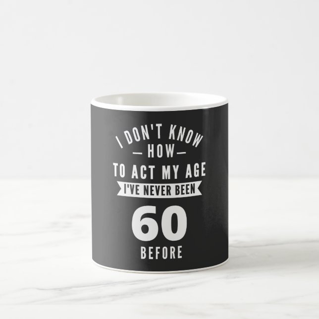 60 and Fabulous / Happy 60th Birthday Coffee Mug (Center)