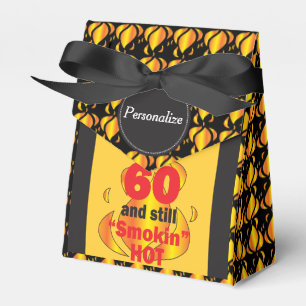 60 and Still Smokin Hot 60th Birthday Favour Box