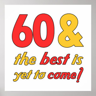 60 Best Birthday Gifts Poster