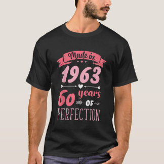 60 Birthday Decorations Women Female 60th BDay 196 T-Shirt