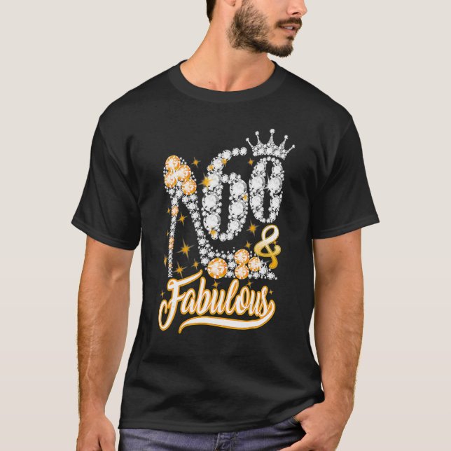 60 & Fabulous 60 Years Old 60th Birthday Diamond C T-Shirt (Front)