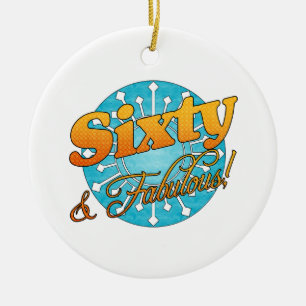 60 & Fabulous! Ceramic Tree Decoration