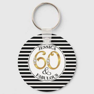 60 & Fabulous Key Ring