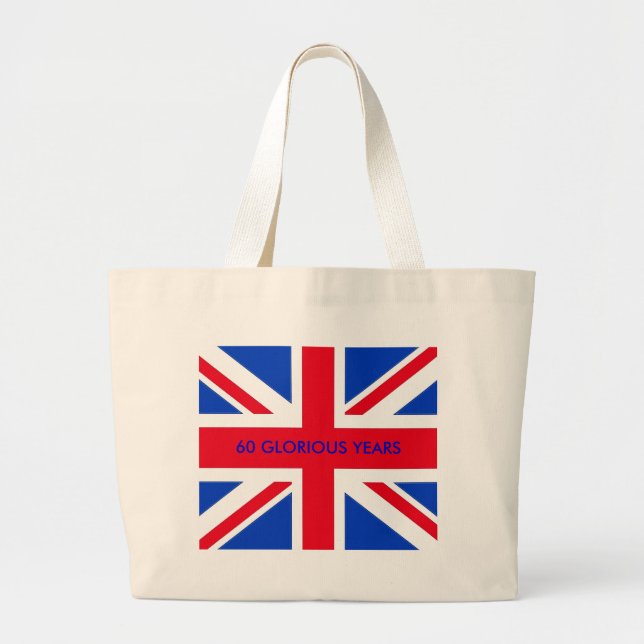 60 GLORIOUS YEARS LARGE TOTE BAG (Front)