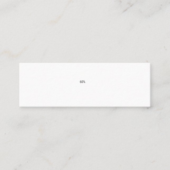 60% MINI BUSINESS CARD (Front)