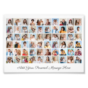 60 Photo Collage Add A Greeting Photo Enlargement