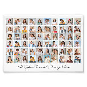 60 Photo Collage Add A Greeting Photo Enlargement