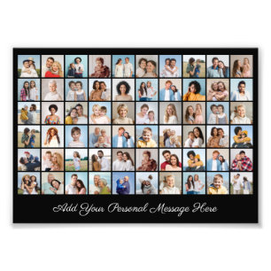 60 Photo Collage Add A Greeting Photo Enlargement