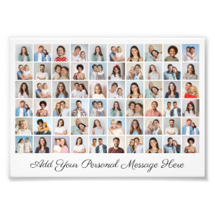 60 Photo Collage Add A Greeting Photo Enlargement
