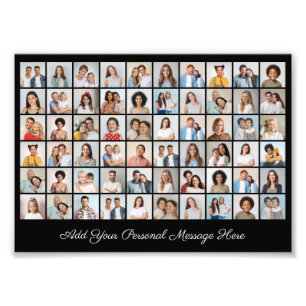 60 Photo Collage Add A Greeting Photo Enlargement Print